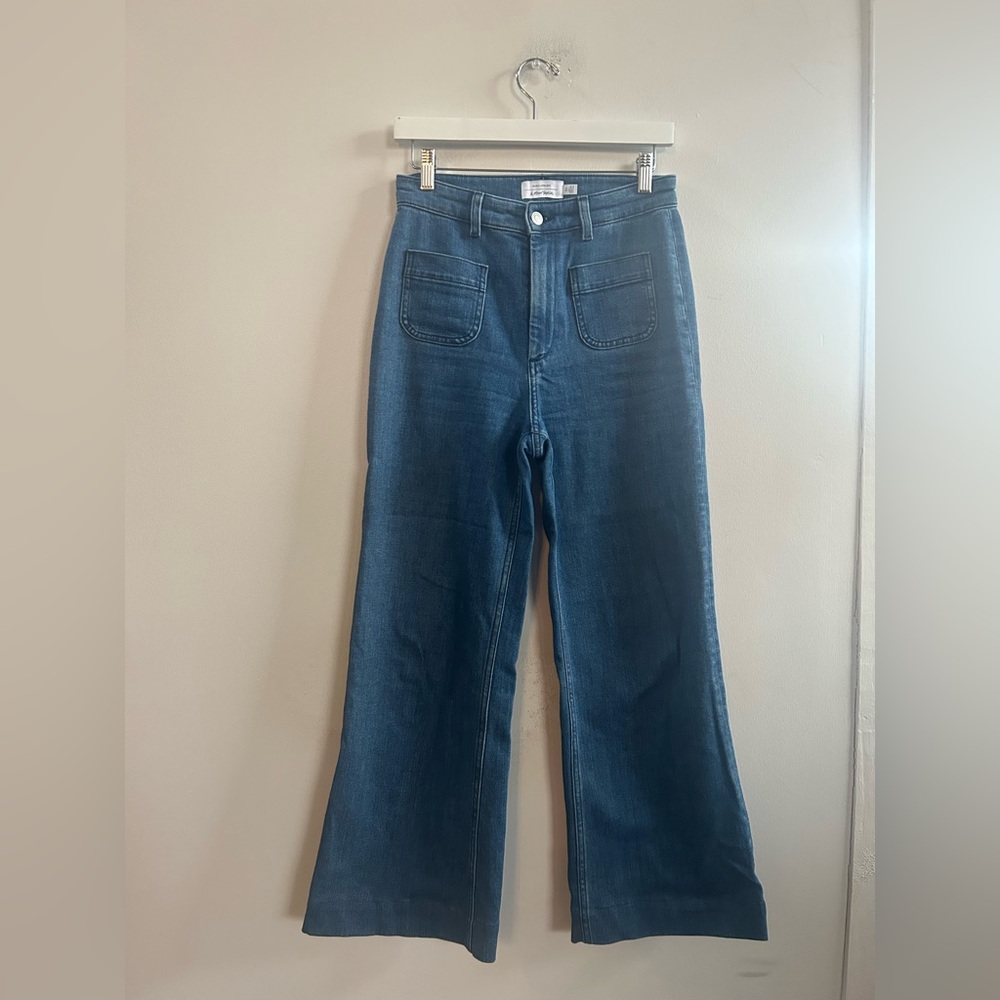 & other stories‎ patch pocket wide leg jeans 27